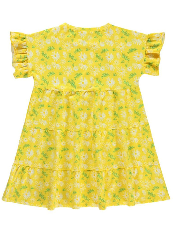 Civil Girls Papatya Empirme 6-9 Yaş Elbise - Sarı