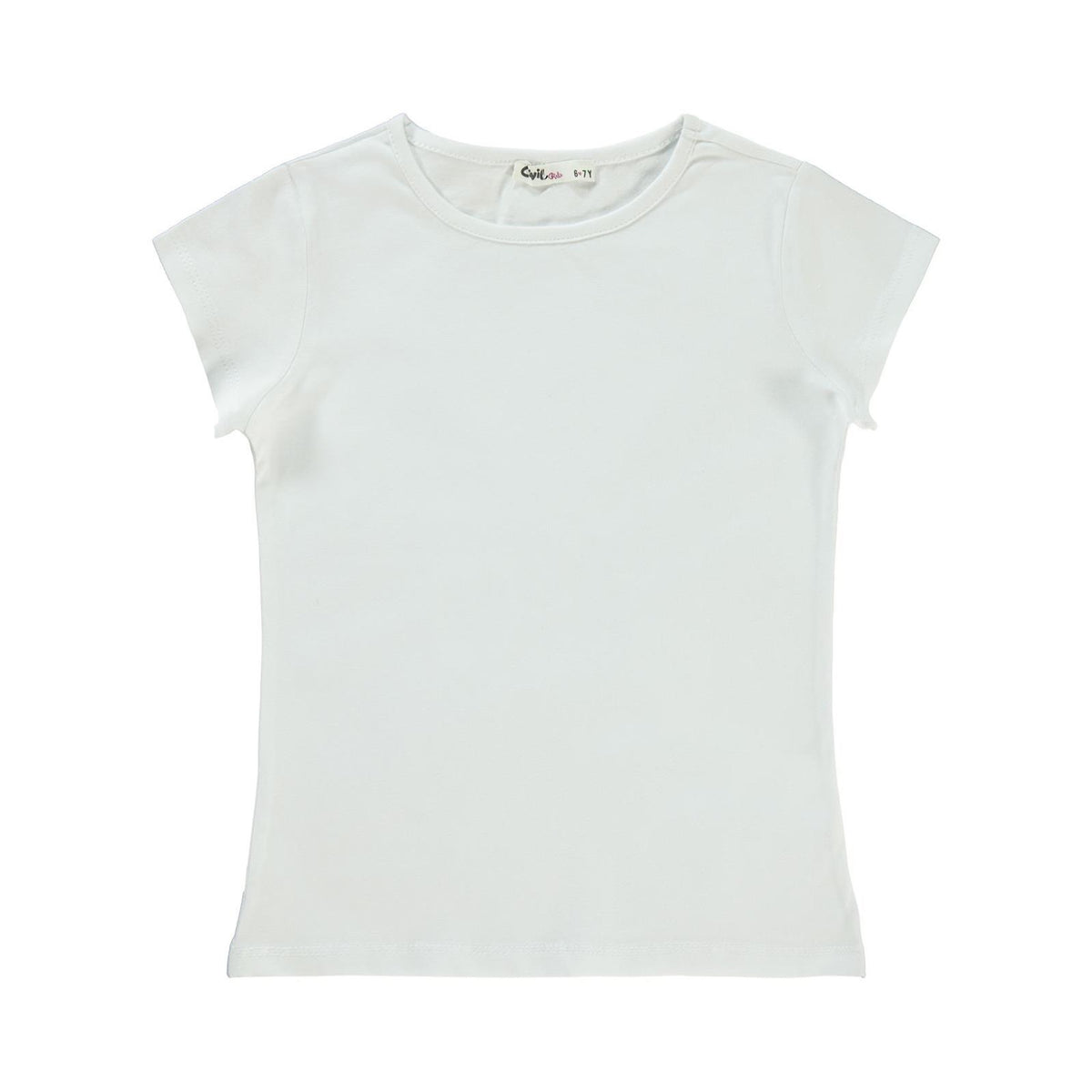 Civil Girls Basic 6-9 Yaş Tişört - Ekru