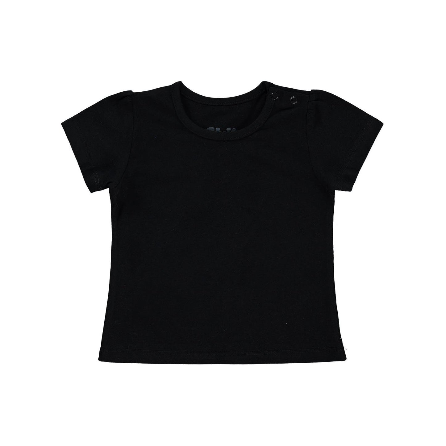 Civil Baby Kız Bebek Tişört 6-18 Ay - Siyah