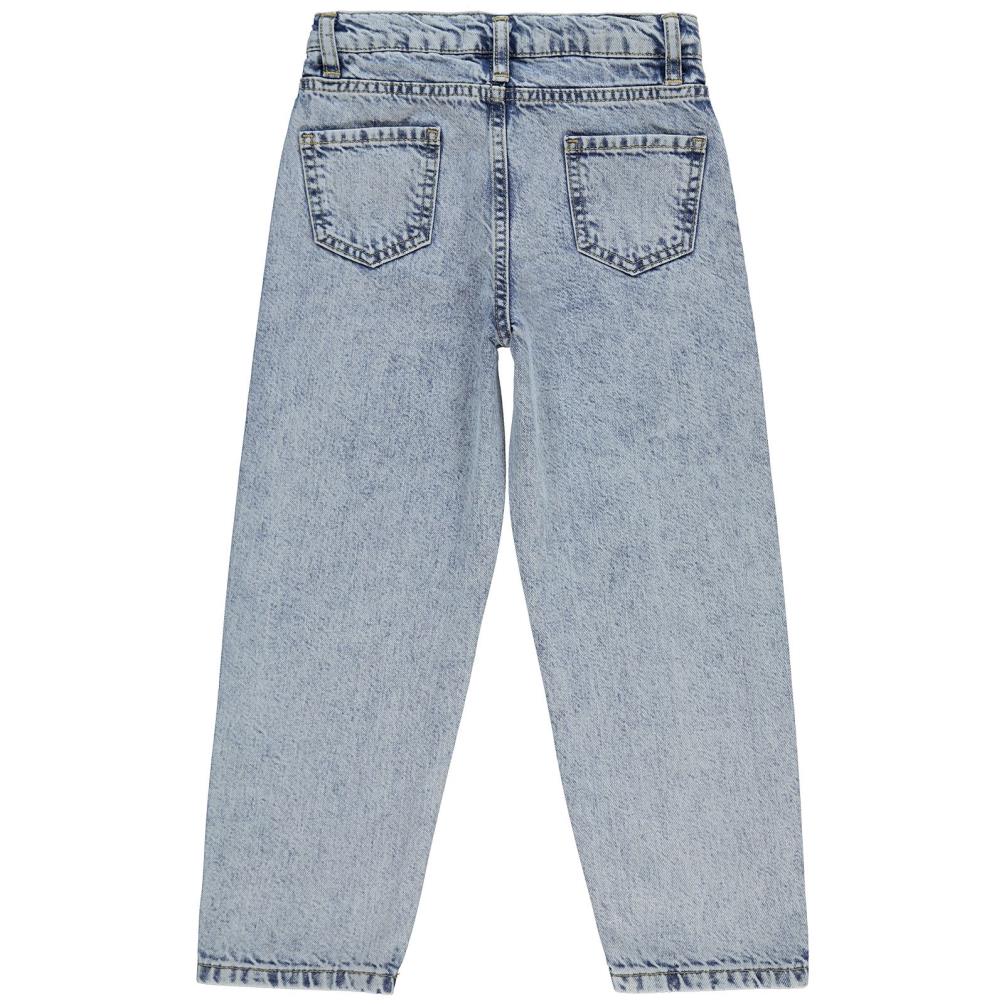 Civil Girls Mom Jean 10-13 Yaş Pantolon - Mavi
