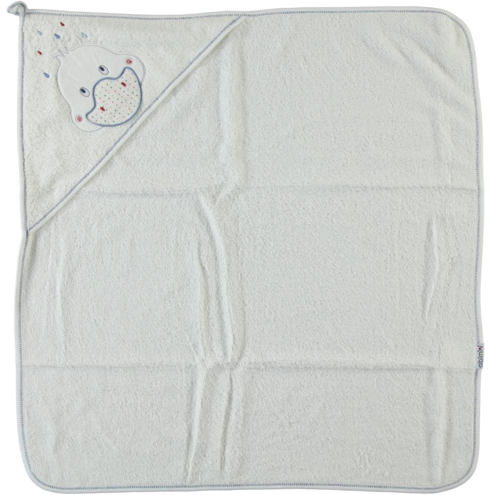 Albimini Ördek Nakıslı Bebek Kurulama Havlusu - Mavi