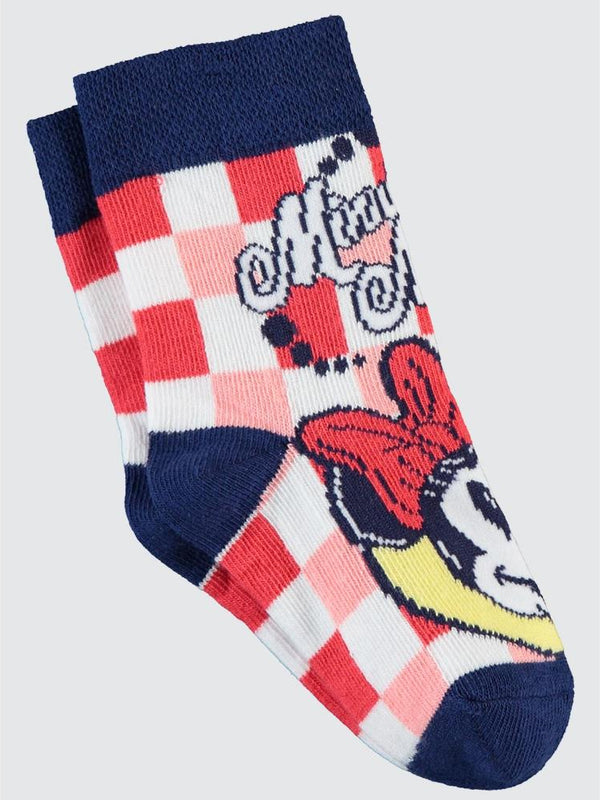 Minnie Mouse 3-11 Yaş Kız Soket Çorap