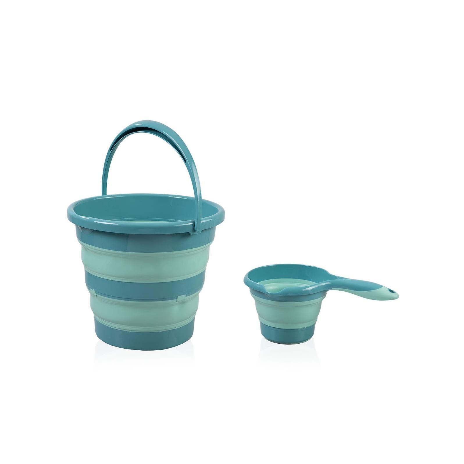Babyjem 3'lü Katlanır Banyo Set - Mavi