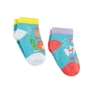 Civil Socks Fish 2'li 3-11 Yaş Kız Patik Çorap