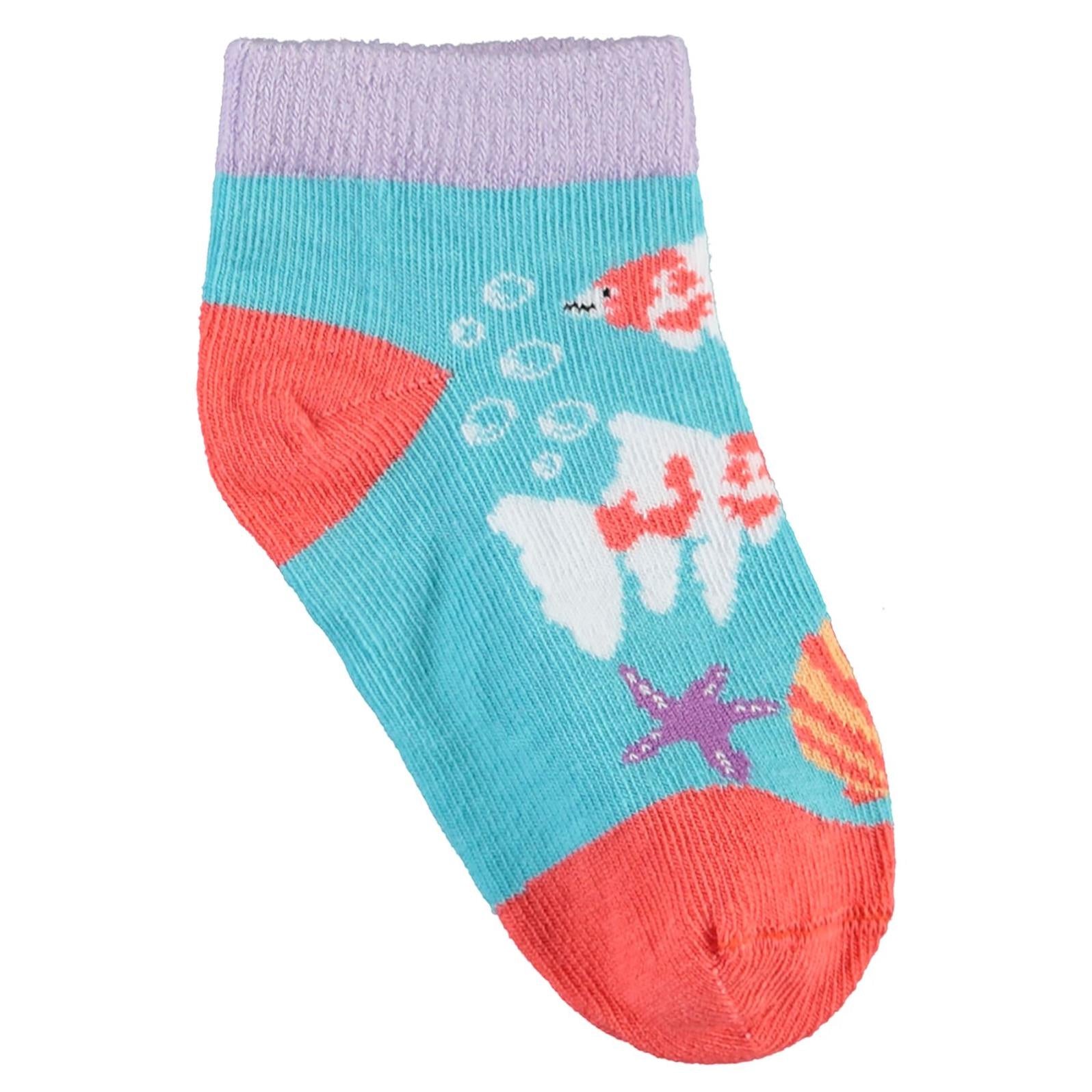 Civil Socks Fish 2'li 3-11 Yaş Kız Patik Çorap