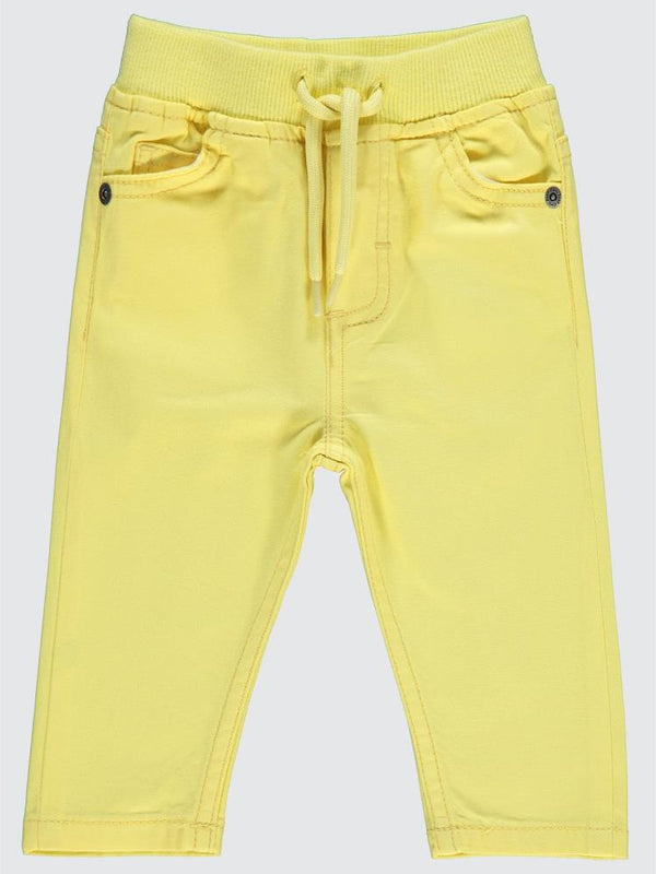 Civil Baby Bel Ribanalı Bağcıklı 6-18 Ay Pantolon - Sarı