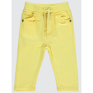 Civil Baby Bel Ribanalı Bağcıklı 6-18 Ay Pantolon - Sarı