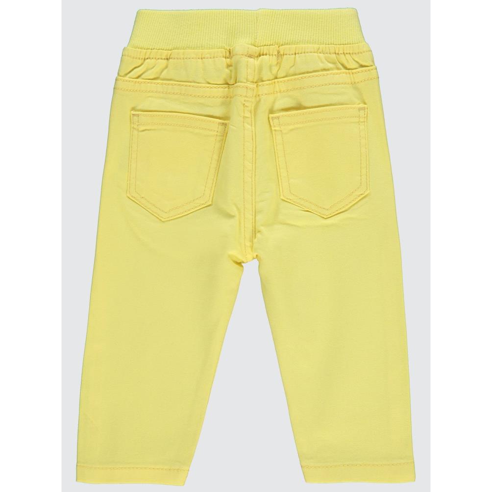 Civil Baby Bel Ribanalı Bağcıklı 6-18 Ay Pantolon - Sarı
