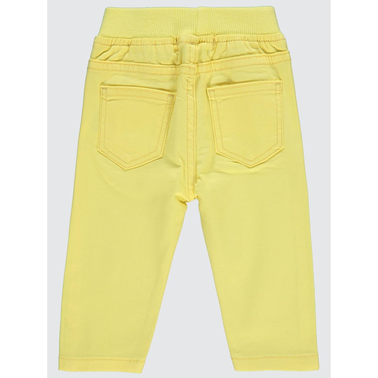 Civil Baby Bel Ribanalı Bağcıklı 6-18 Ay Pantolon - Sarı