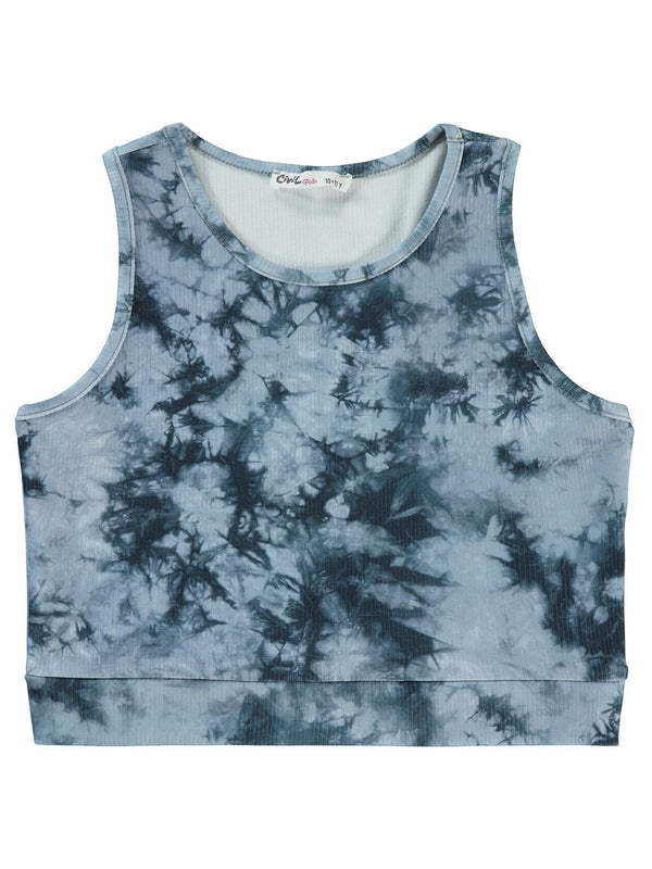 Civil Girls Batik Active Konsept 6-9 Yaş Tişört - Gri