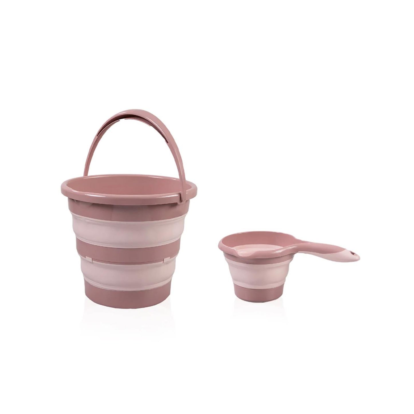 Babyjem 3'lü Katlanır Banyo Set - Pudra