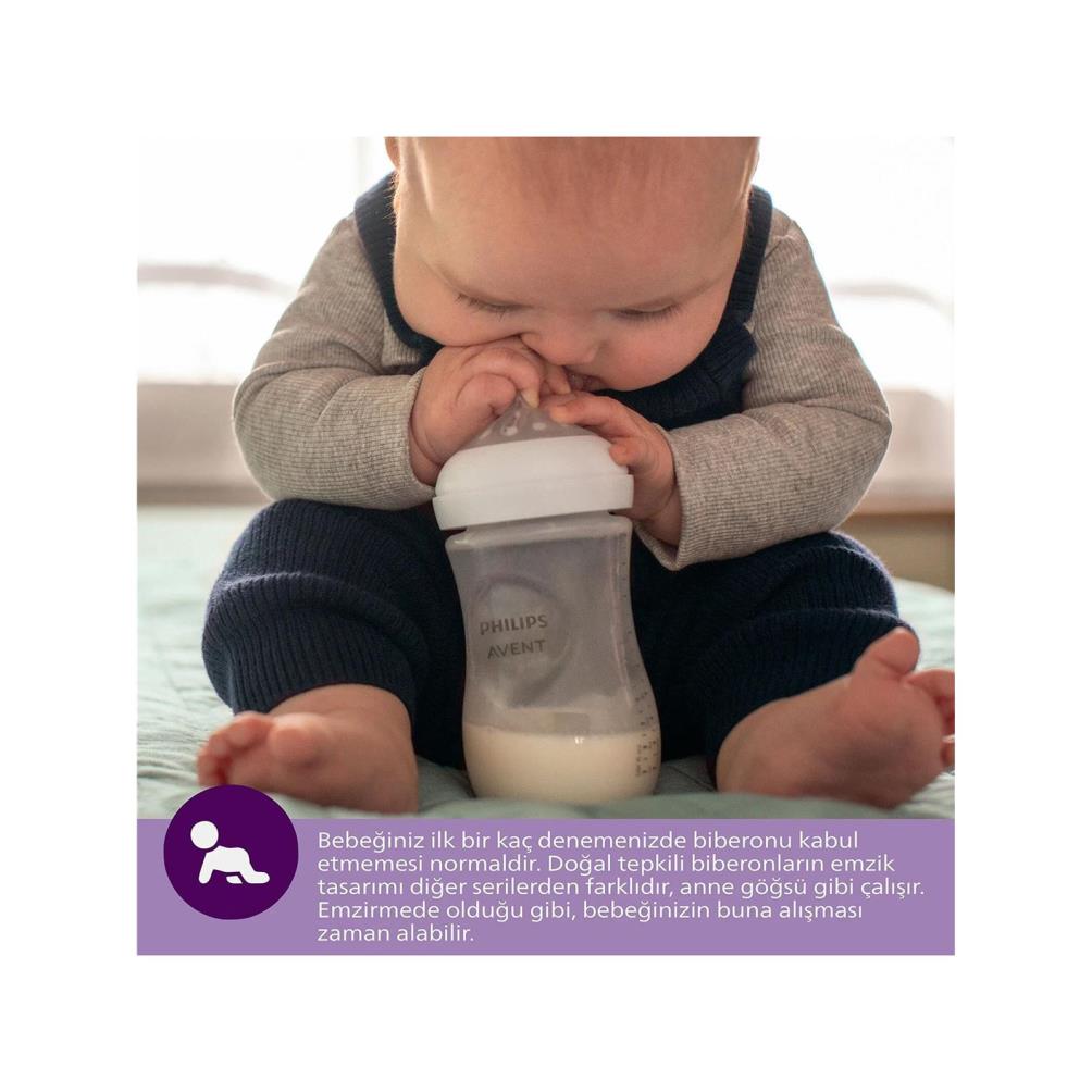 Philips Avent Natural Response 2'li Biberon Emziği6 Numara6+ AyDoğal Tepkili Biberon Emziği