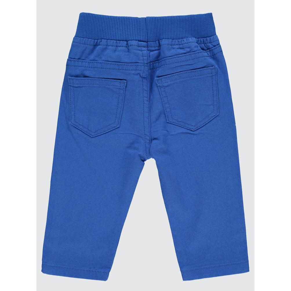 Civil Baby Bel Ribanalı Bağcıklı 6-18 Ay Pantolon - Mavi