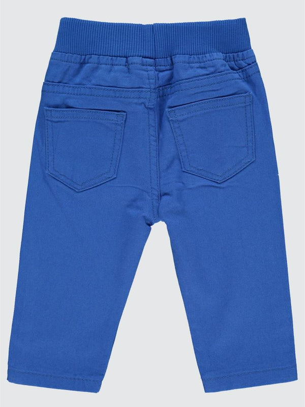 Civil Baby Bel Ribanalı Bağcıklı 6-18 Ay Pantolon - Mavi