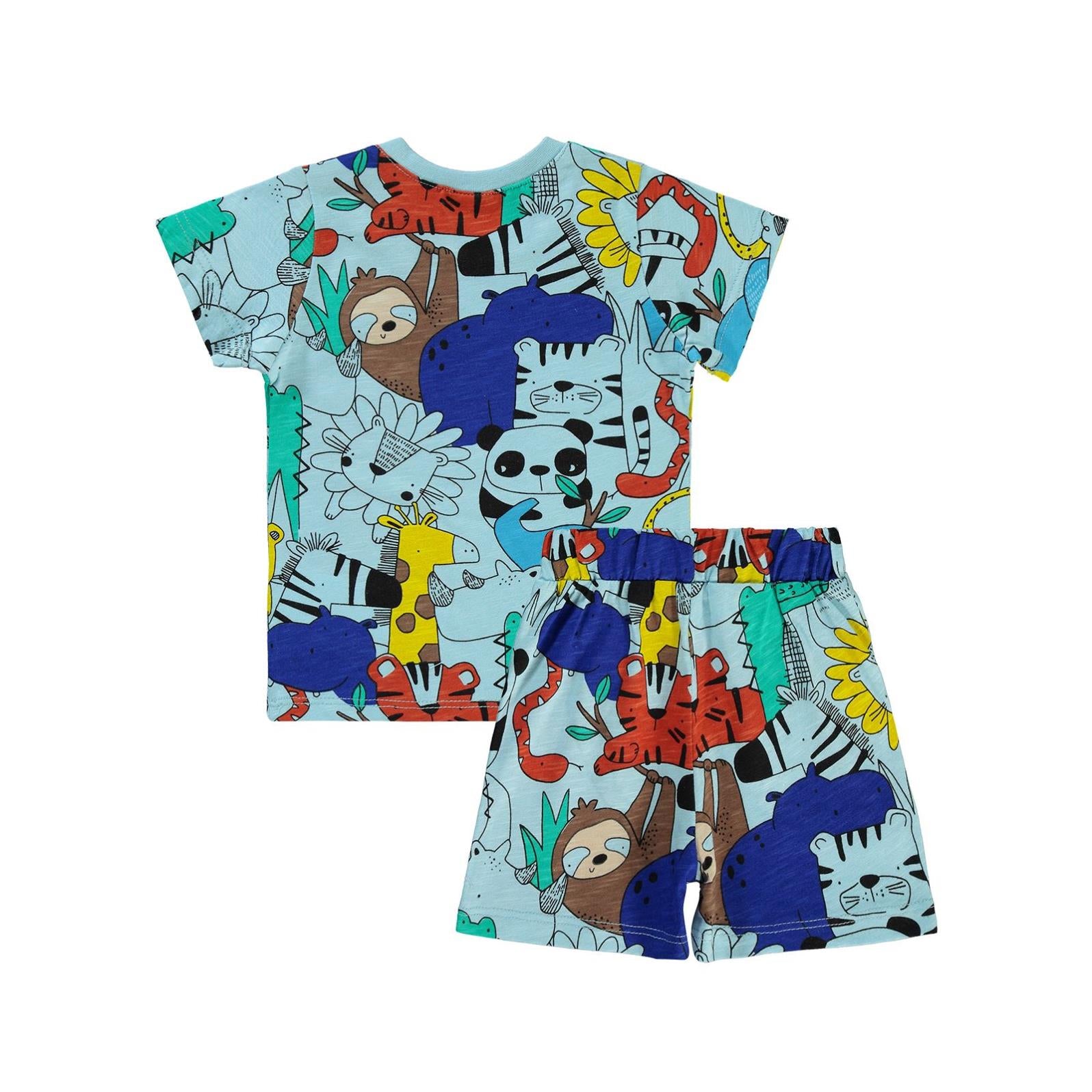 Civil Baby Sevimli Hayvanlar 6-18 Ay Takım - Mavi