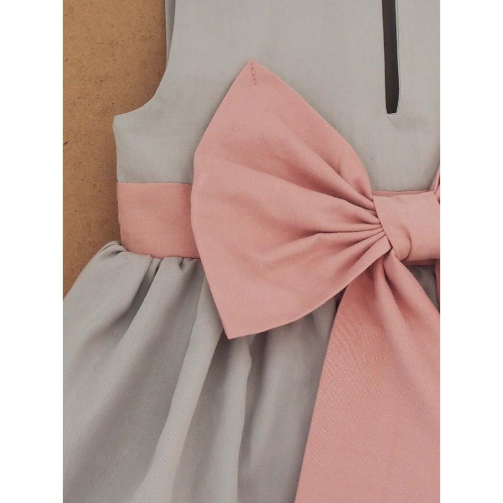 Shecco Babba Fiyonklu Kız Çocuk Tütü Elbise Bandana Takım 6-10 Yaş - Gri