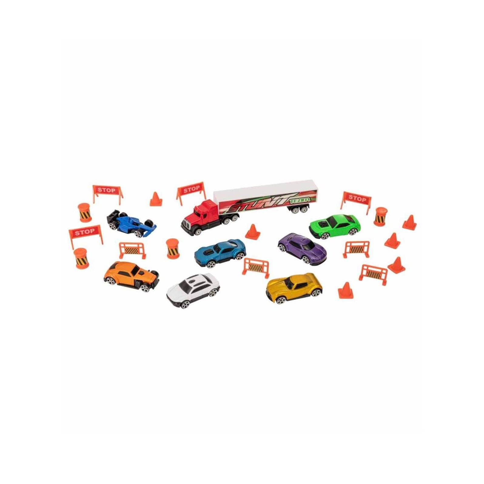 Sunman Oyuncak Auto Transporter 9 Araçlı Oyun Seti