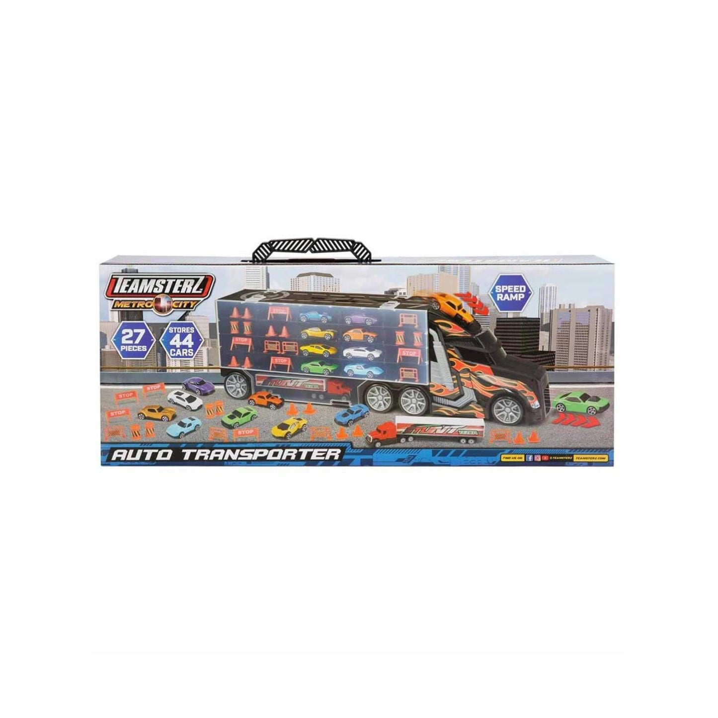 Sunman Oyuncak Auto Transporter 9 Araçlı Oyun Seti