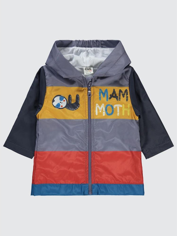Civil Baby Hayvan Baskılı 6-18 Ay Yağmurluk - Gri