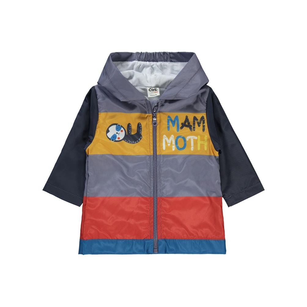 Civil Baby Hayvan Baskılı 6-18 Ay Yağmurluk - Gri