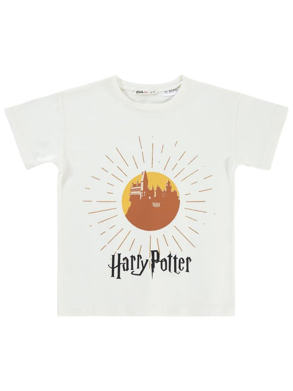 Harry Potter 6-9 Yaş Tişört - Ekru