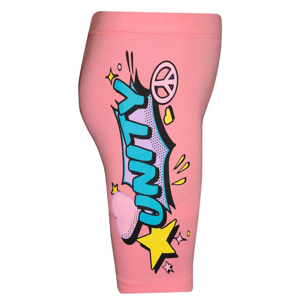 Lovetti Unıty Baskılı Bisiklet 9-12 Yaş Şort - Pudra