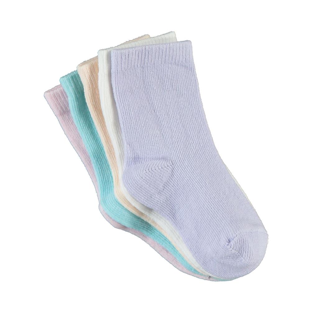 Civil Baby Kız Bebek 5'li Çorap 6-18 Ay