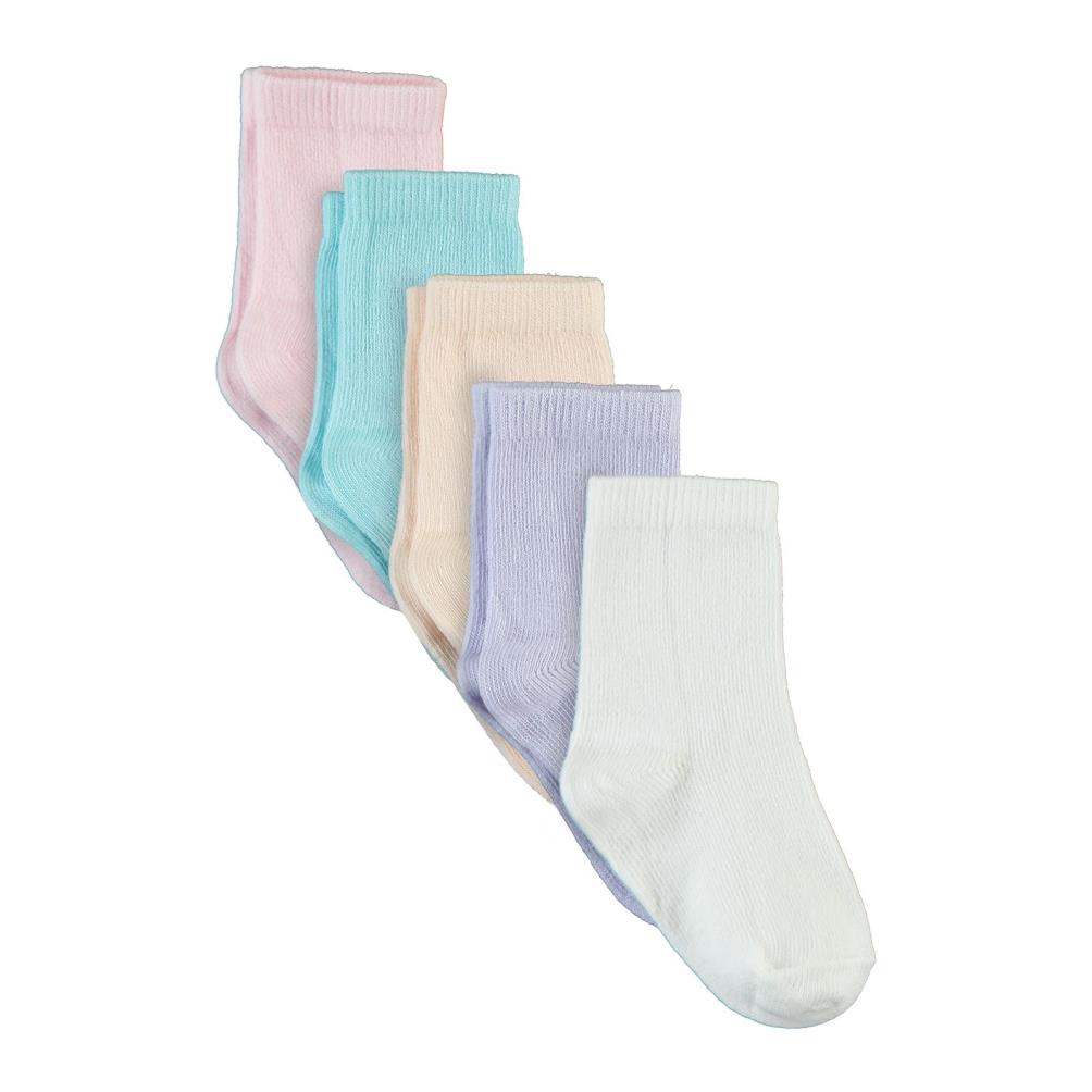 Civil Baby Kız Bebek 5'li Çorap 6-18 Ay