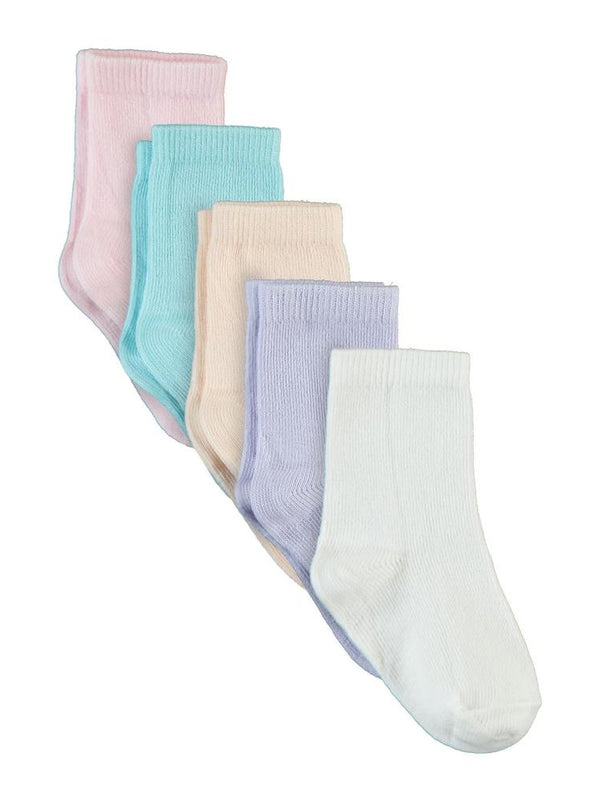 Civil Baby Kız Bebek 5'li Çorap 6-18 Ay