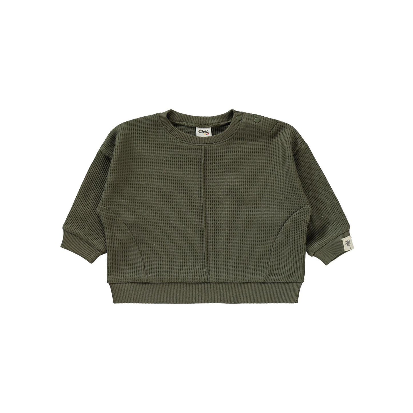 Civil Baby Etiketli 6-18 Ay Takım - Haki