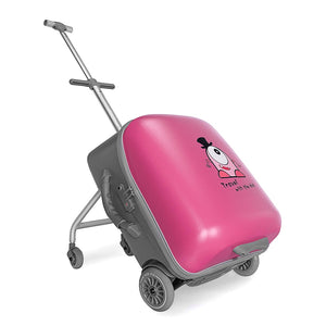 Tucklebery Oturaklı Gezgin Çocuk Valizi - Pembe