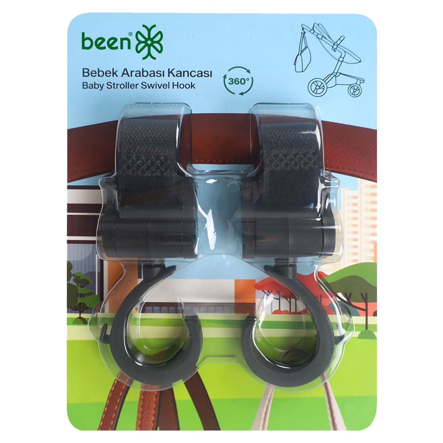 Been Bebek Arabası Kancası - Siyah