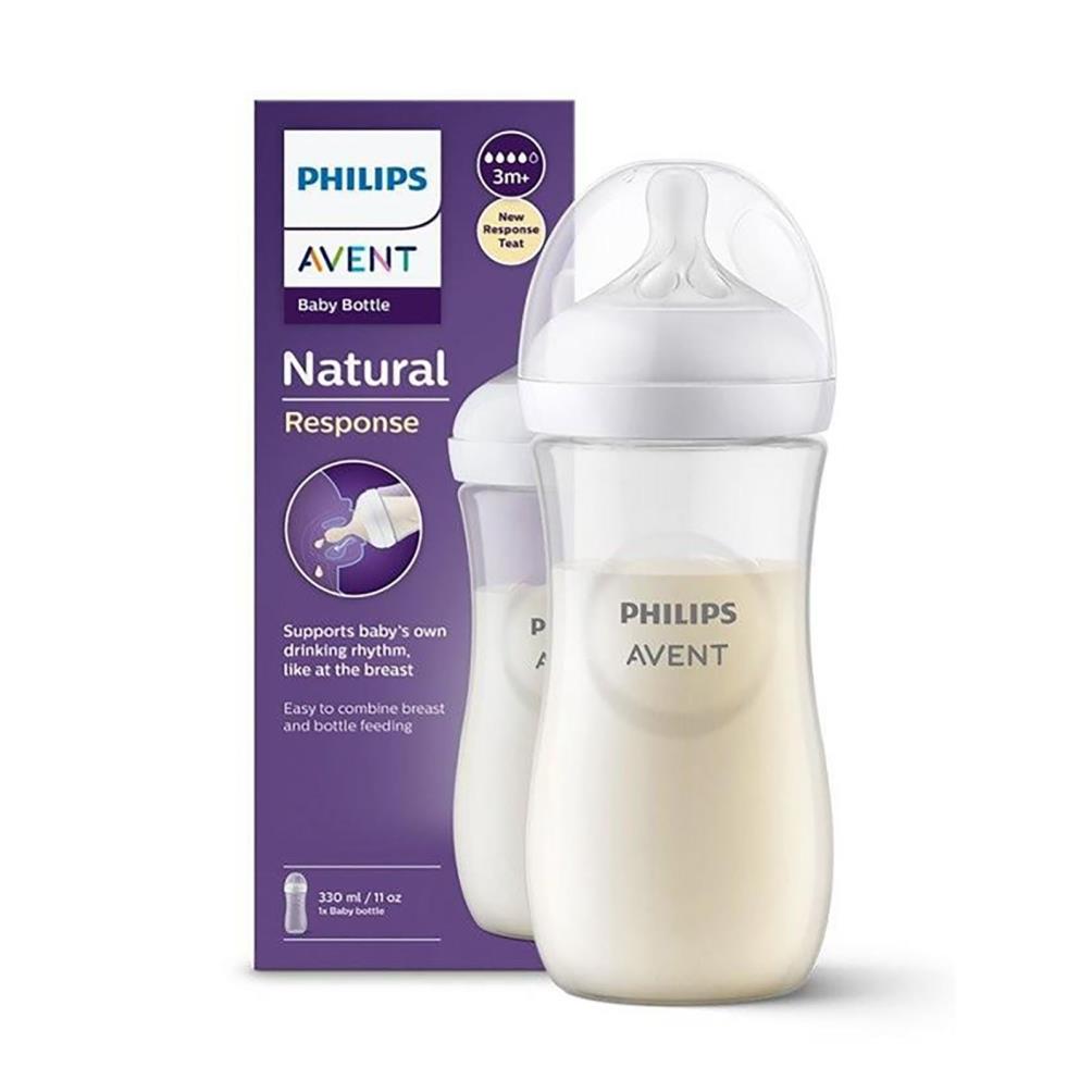 Philips Avent Natural Response PP Biberon330ml3+ Ay,Doğal Tepkili Biberon Emziği