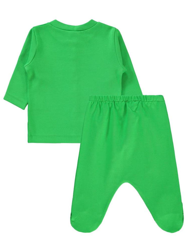 Civil Baby Düz 1-6 Ay Pijama Takımı - Yeşil