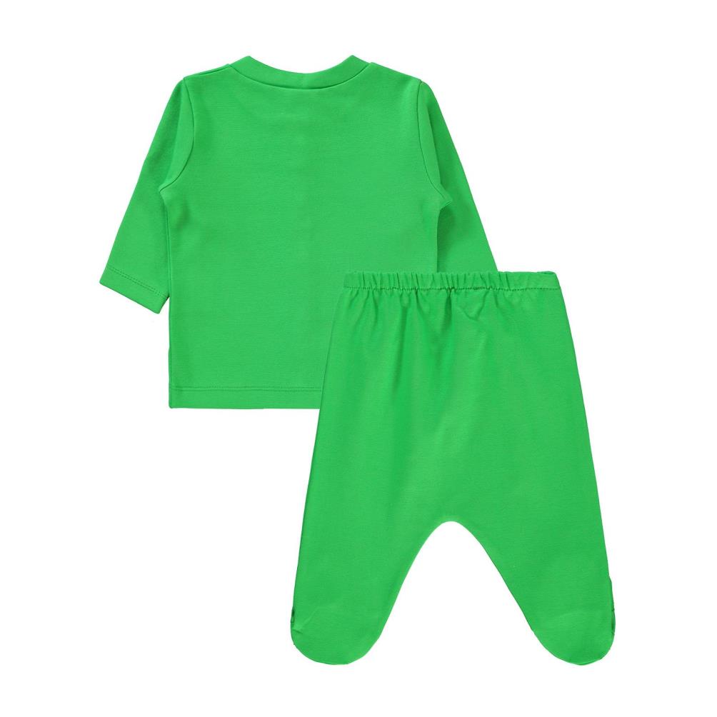 Civil Baby Düz 1-6 Ay Pijama Takımı - Yeşil