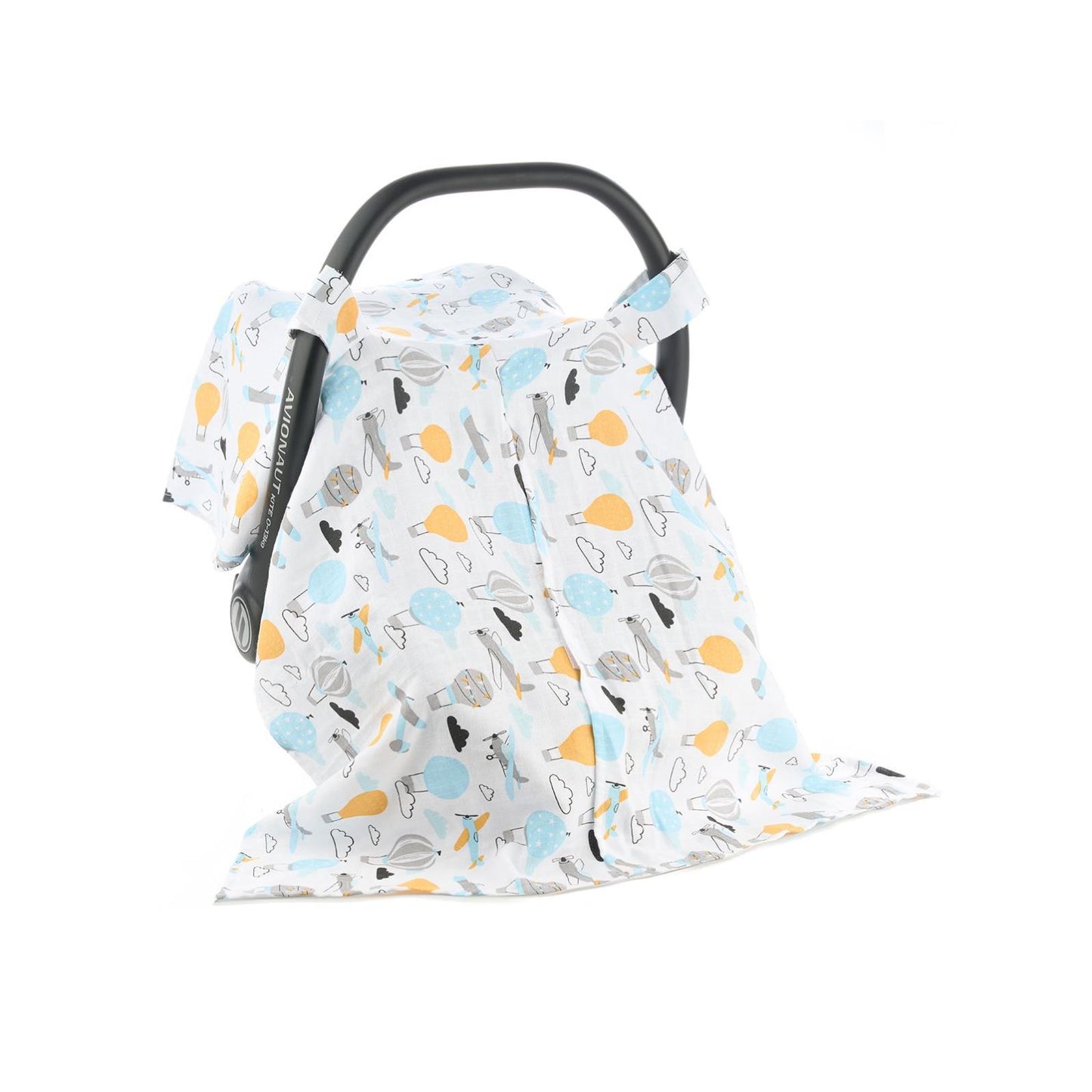 Safemom Müslin Ana Kucağı Örtüsü Uçak Desenli