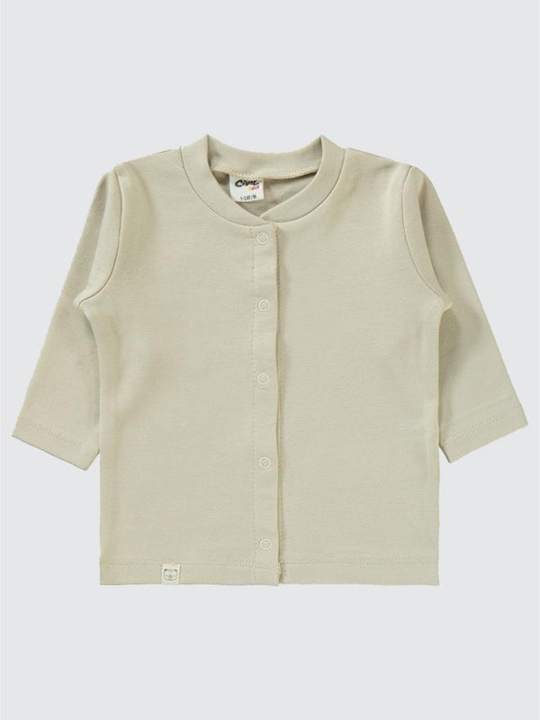 Civil Baby Düz 1-6 Ay Pijama Takımı - Bej