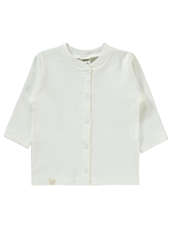 Civil Baby Düz 1-6 Ay Pijama Takımı - Ekru