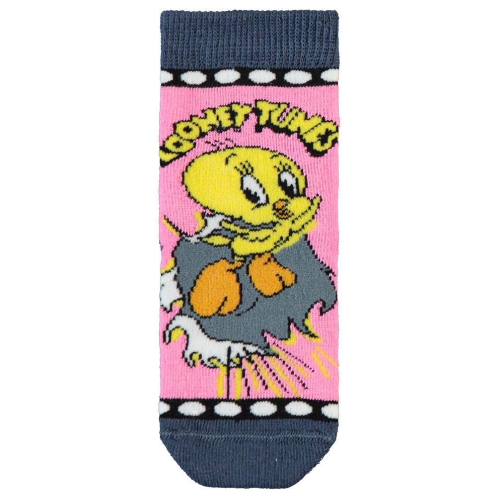 Tweety Havlu 2'li 2-12 Yaş Kız Soket Çorap