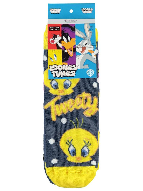 Tweety Havlu 2'li 2-12 Yaş Kız Soket Çorap