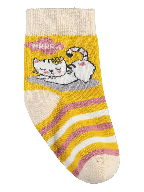 Civil Girls Miu 3'lü 2-12 Yaş Kız Soket Çorap