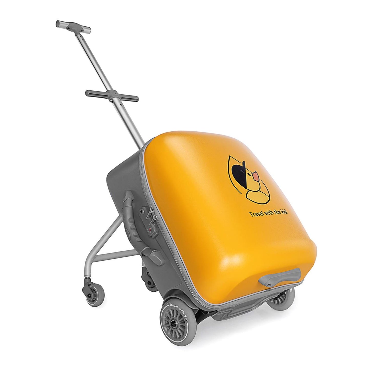 Tucklebery Oturaklı Gezgin Çocuk Valizi - Sarı