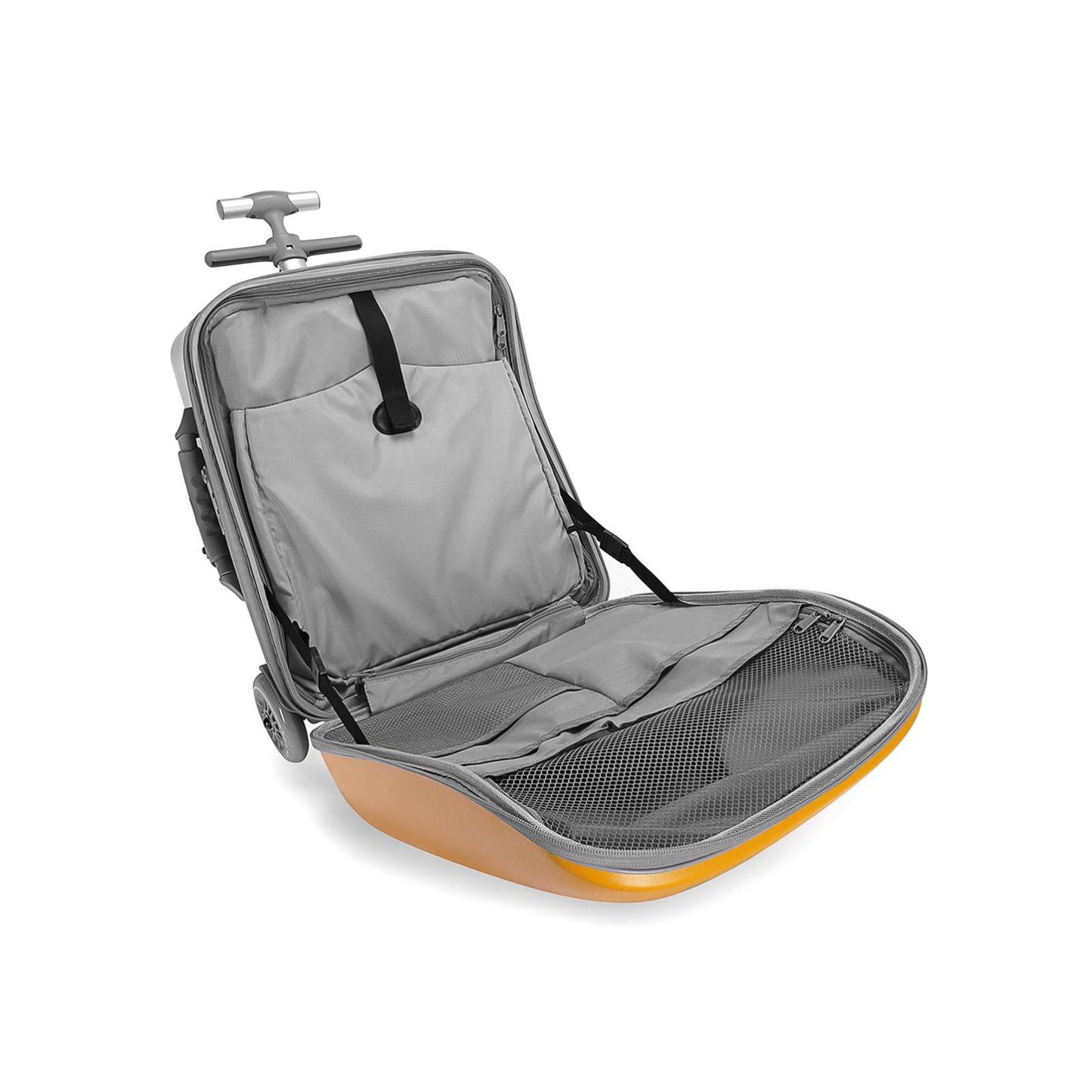 Tucklebery Oturaklı Gezgin Çocuk Valizi - Sarı