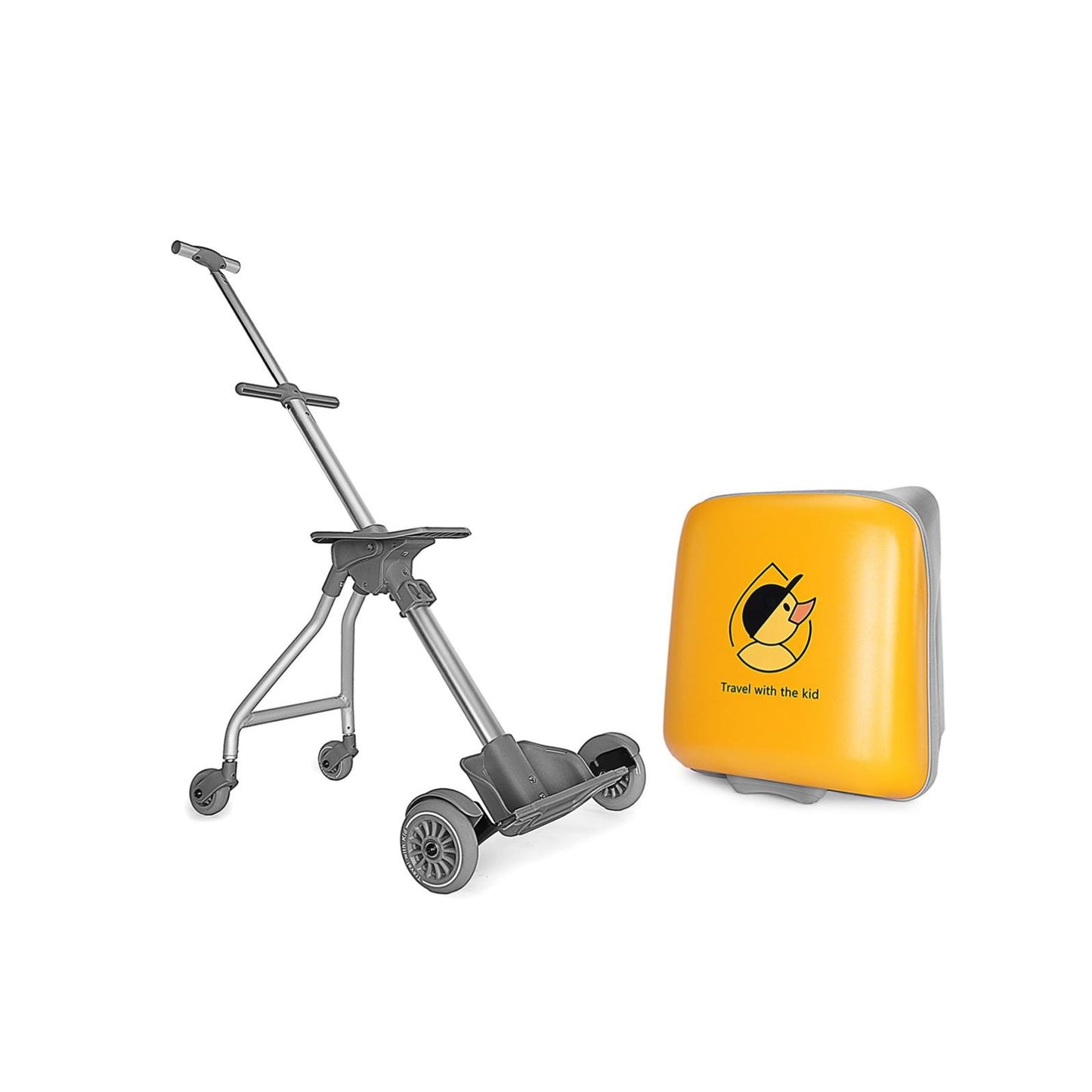 Tucklebery Oturaklı Gezgin Çocuk Valizi - Sarı