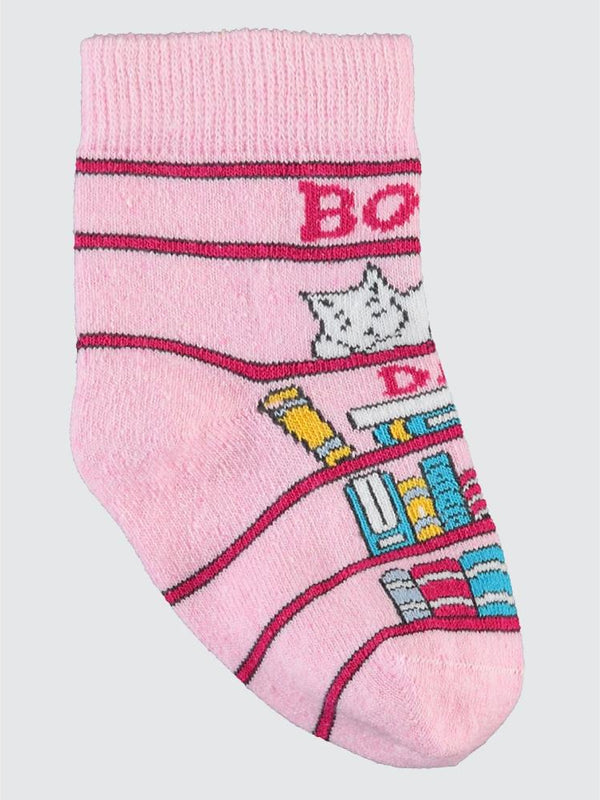 Civil Sock Back To School 3'lü 2-12 Yaş Kız Soket Çorap