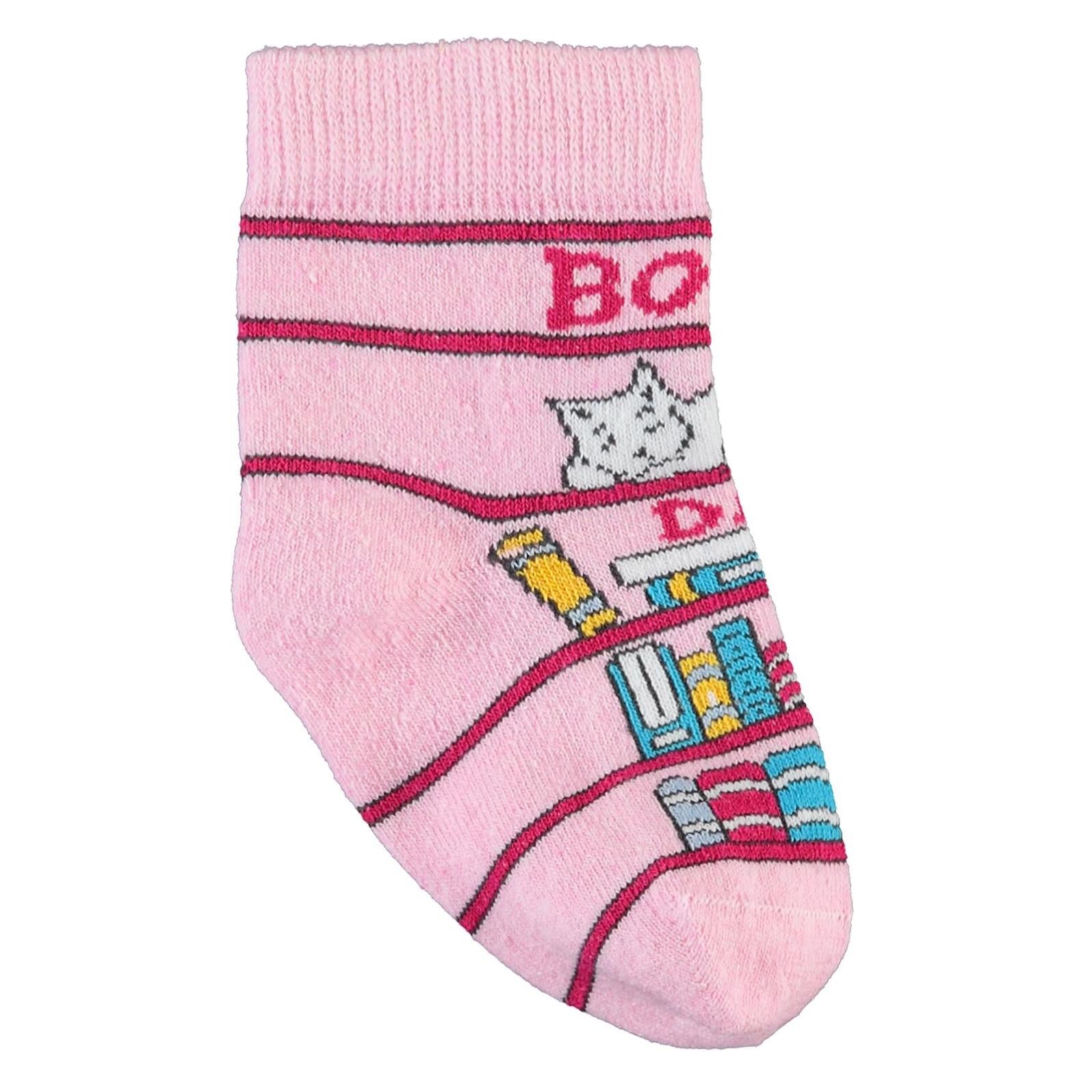 Civil Socks  Back To School 3'lü 2-12 Yaş Kız Soket Çorap