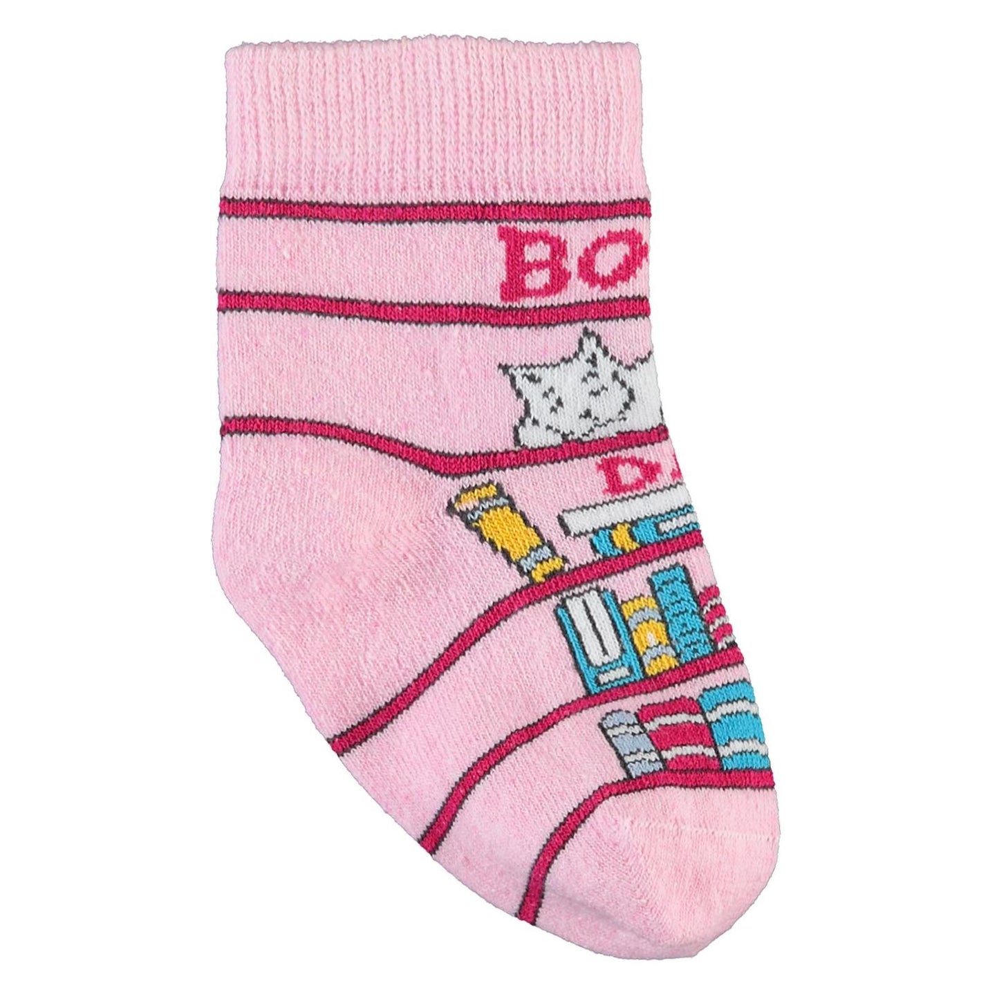 Civil Socks  Back To School 3'lü 2-12 Yaş Kız Soket Çorap