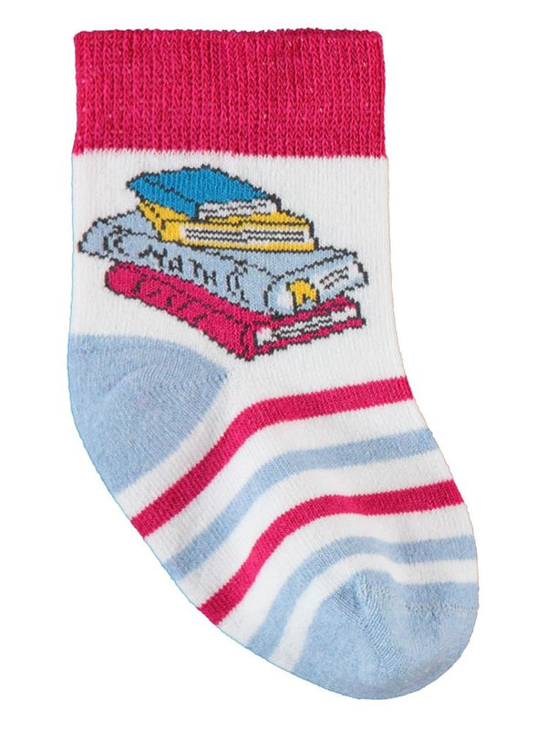Civil Sock Back To School 3'lü 2-12 Yaş Kız Soket Çorap