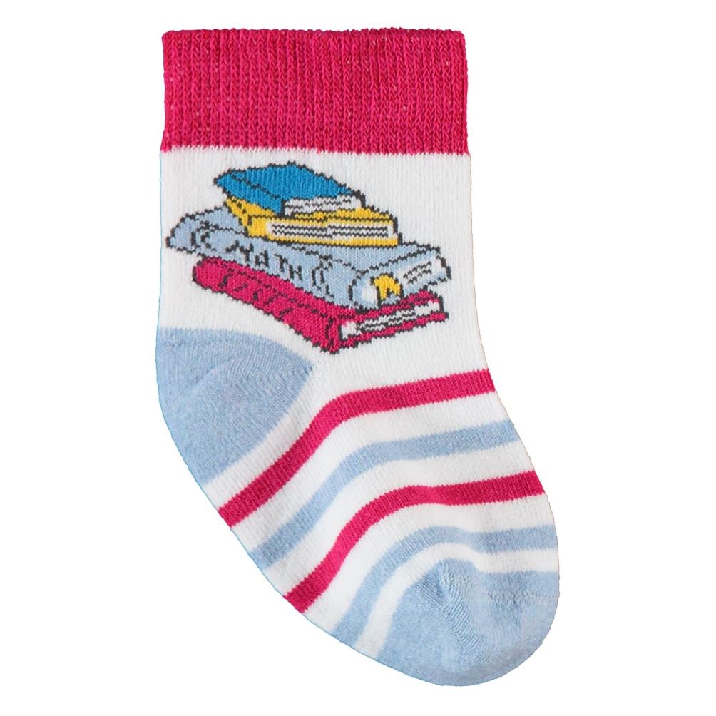 Civil Sock Back To School 3'lü 2-12 Yaş Kız Soket Çorap