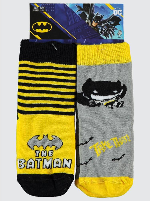 Batman Havlu 6-18 Ay Bebek Erk Çorap Set